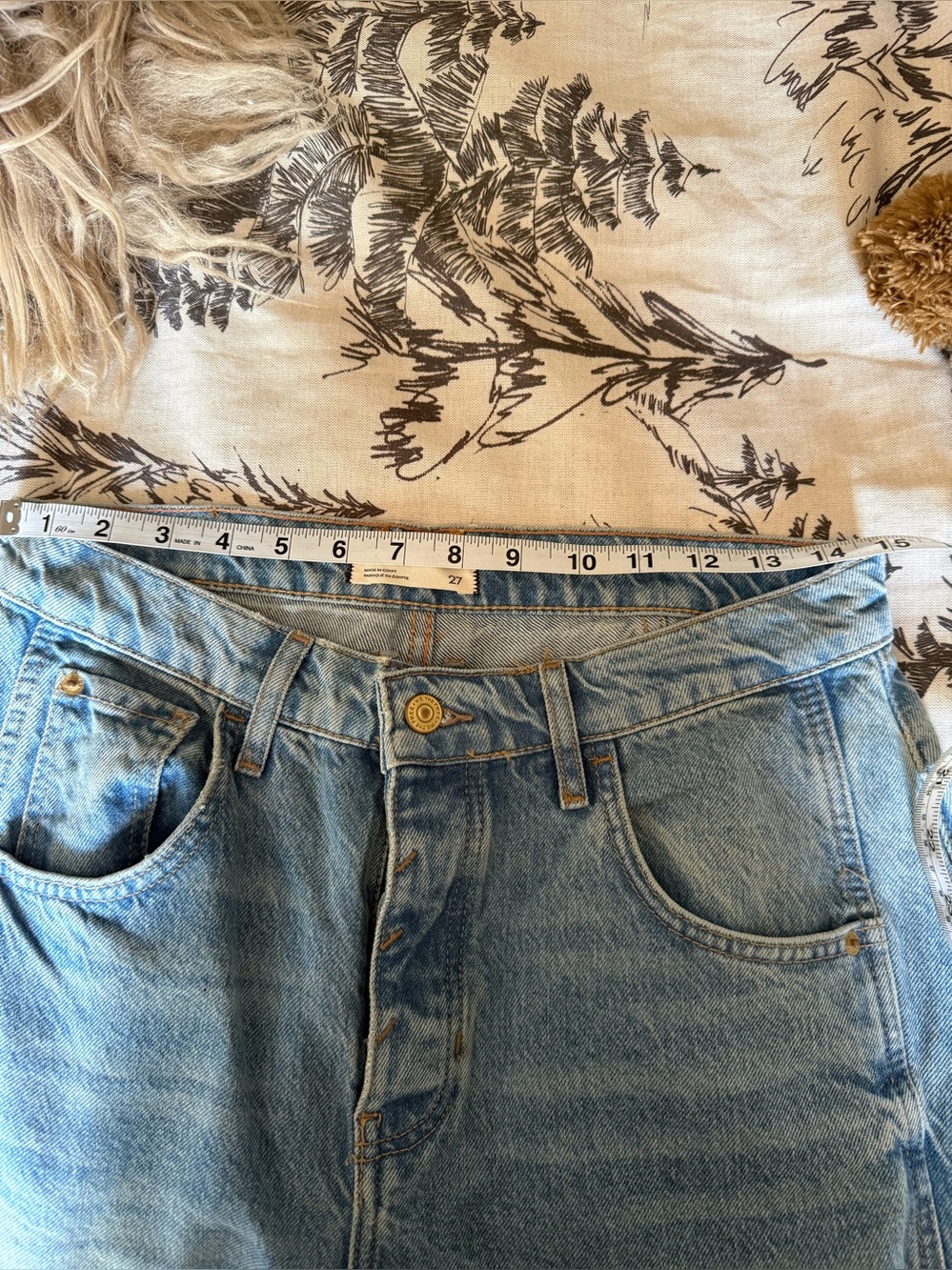 Free People We the Free Good Luck barrel jeans sz 27 - Picture 10 of 10